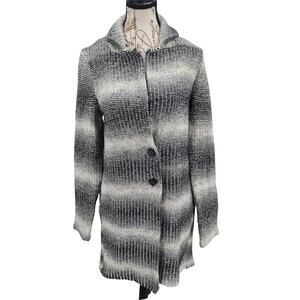 Lucky Brand Wool blend Coatigan button up Size small cozycore Boho Office